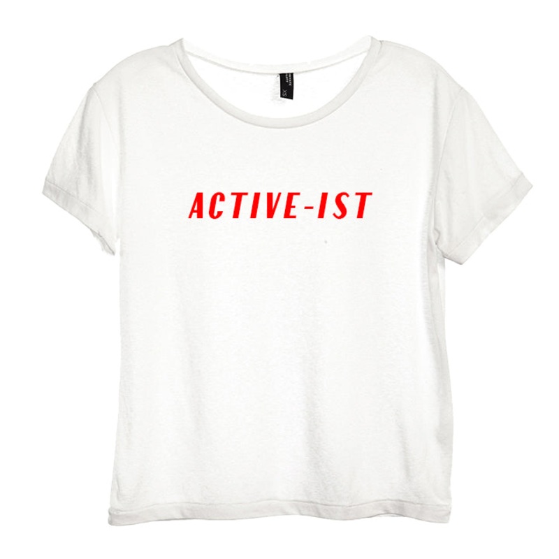 ACTIVE-IST [DISTRESSED WOMEN'S 'BABY TEE']