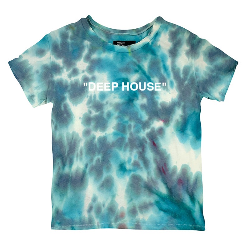 "DEEP HOUSE" 1/1 [DISTRESSED WOMEN'S TEE]