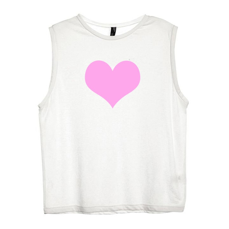 HEART SYMBOL [WOMEN'S MUSCLE TANK]