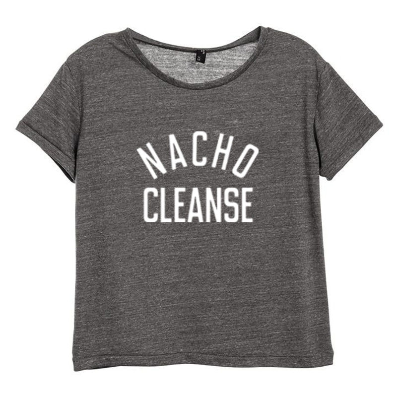 NACHO CLEANSE [DISTRESSED WOMEN'S 'BABY TEE']