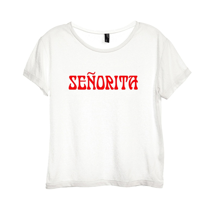 SENORITA [DISTRESSED WOMEN'S 'BABY TEE']