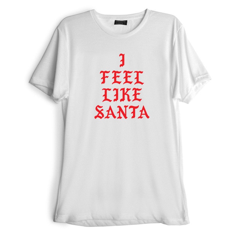 I FEEL LIKE SANTA [RED TEXT // TEE]