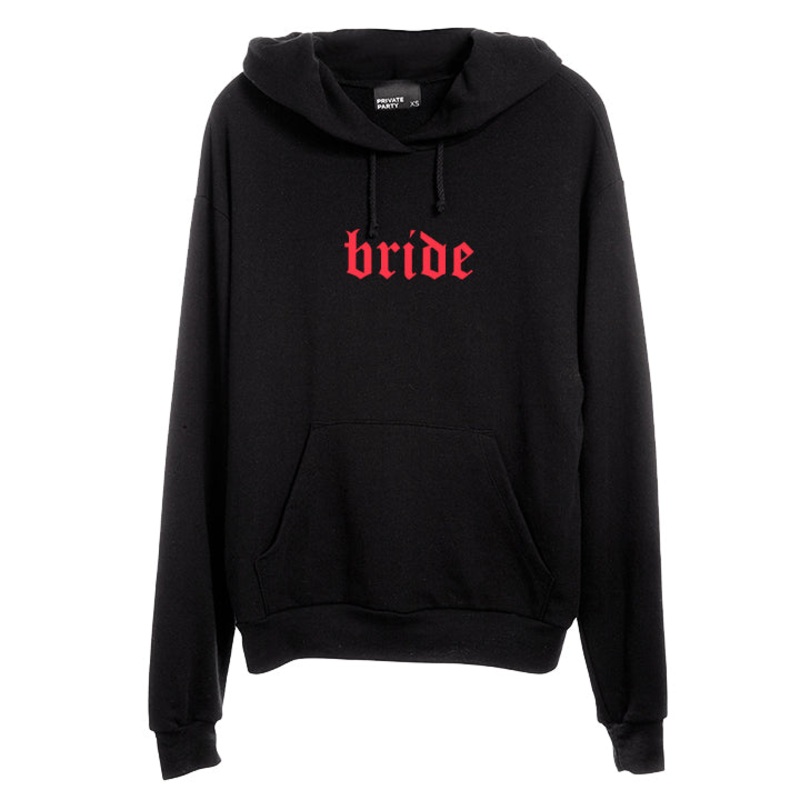 BRIDE // NEW FONT [UNISEX HOODIE]
