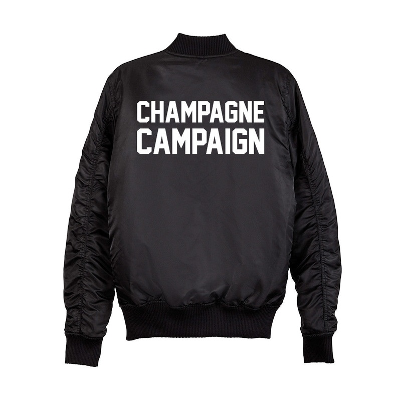 CHAMPAGNE CAMPAIGN BOMBER [UNISEX]