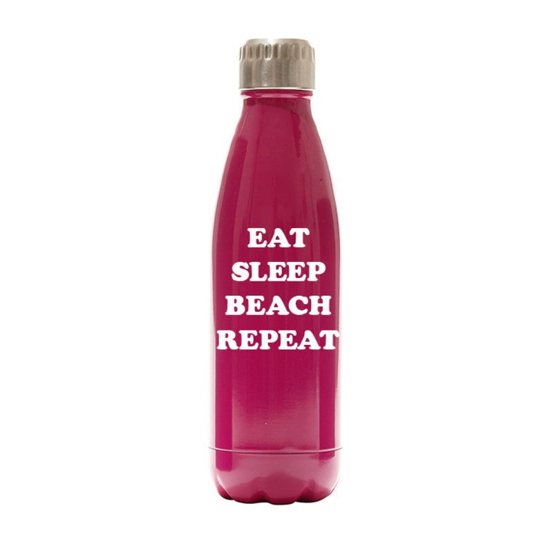 EAT SLEEP BEACH REPEAT [WATER BOTTLE]