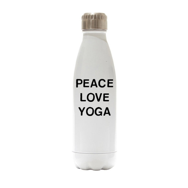 PEACE LOVE YOGA [WATER BOTTLE]