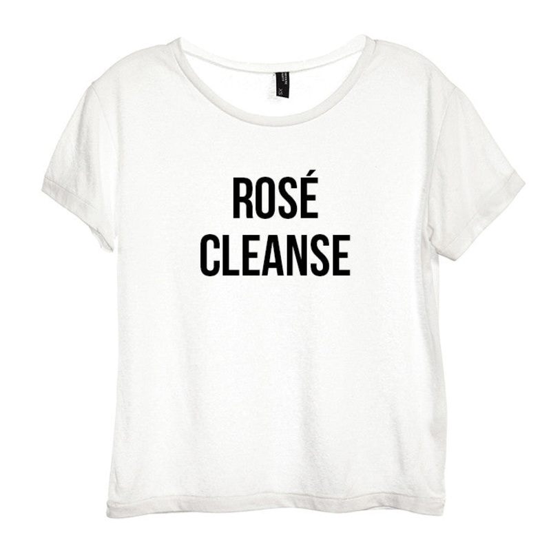 ROS CLEANSE  [DISTRESSED WOMEN'S 'BABY TEE']