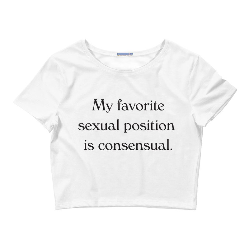 SEXUAL POSITION CROP TEE