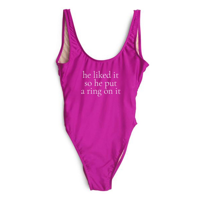 HE LIKED IT SO HE PUT A RING ON IT [SWIMSUIT]