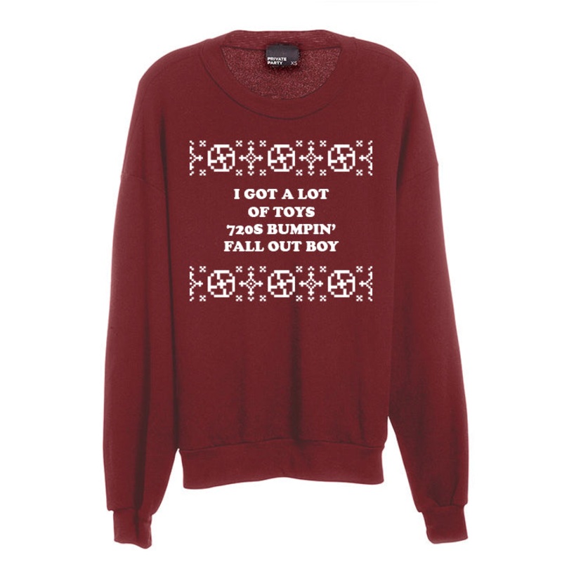 I GOT A LOT OF TOYS 720S BUMPIN' FALL OUT BOY [UNISEX CREWNECK SWEATSHIRT]