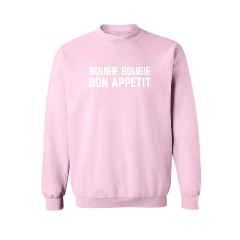 BOUGIE BOUGIE BON APPETIT [UNISEX CREWNECK SWEATSHIRT]