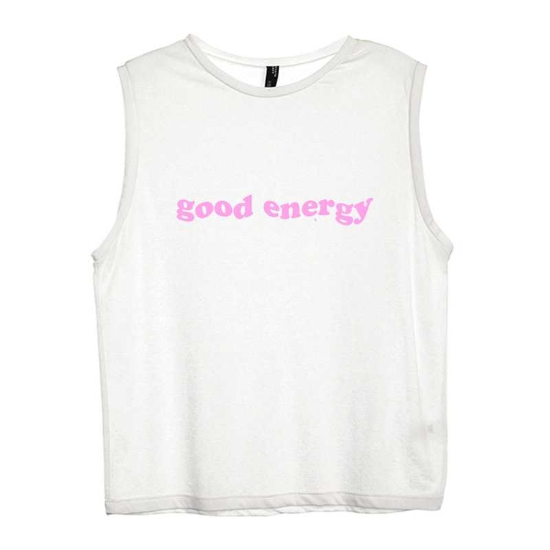 GOOD ENERGY [WOMEN'S MUSCLE TANK]