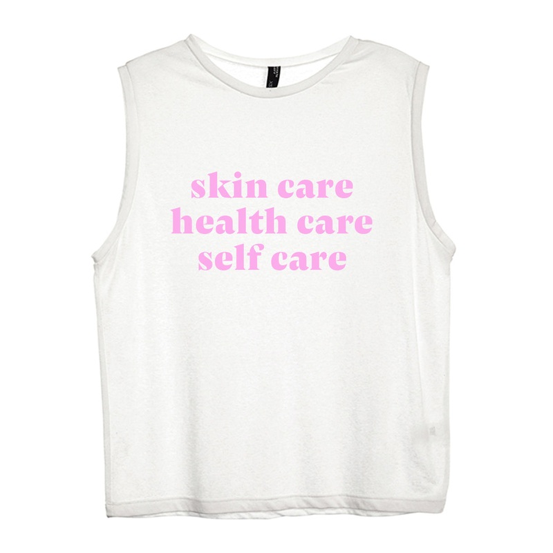 SKIN CARE HEALTH CARE SELF CARE [WOMEN'S MUSCLE TANK]