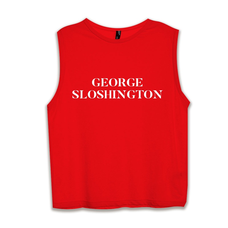 GEORGE SLOSHINGTON [WOMEN'S MUSCLE TANK]