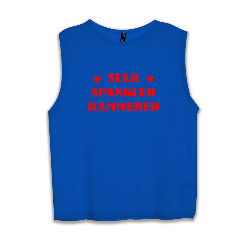 STAR SPANGLED HAMMERED [WOMEN'S MUSCLE TANK]