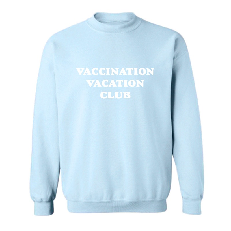 VACCINATOON VACATION CLUB [UNISEX CREWNECK SWEATSHIRT]