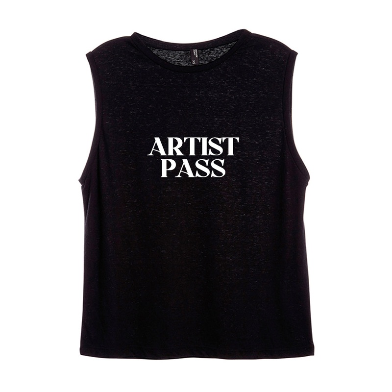 ARTIST PASS [WOMEN'S MUSCLE TANK]