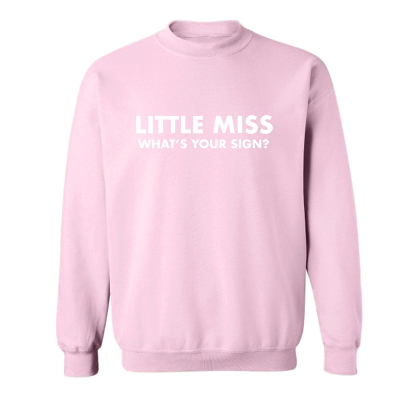 LITTLE MISS WHAT'S YOUR SIGN? [UNISEX CREWNECK SWEATSHIRT]