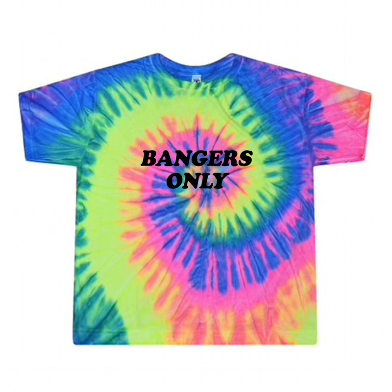BANGERS ONLY [TIE DYE CROP TEE]