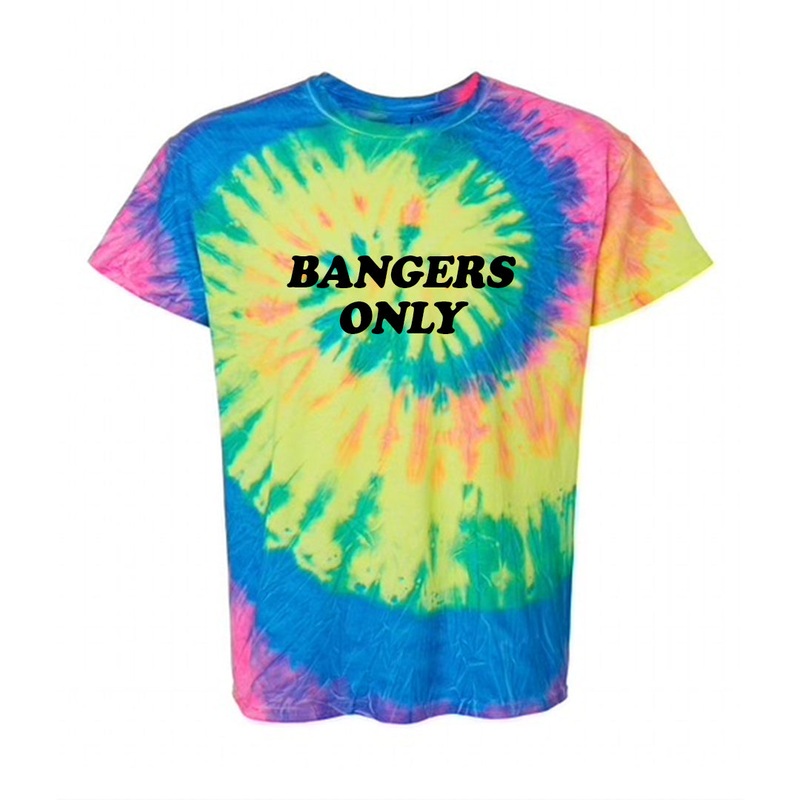 BANGERS ONLY [TIE DYE UNISEX TEE]