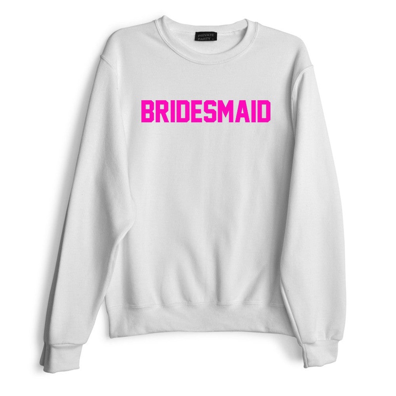 BRIDESMAID // PINK TEXT