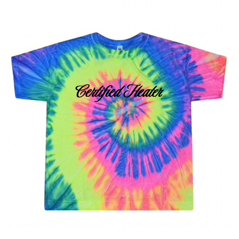 CERTIFIED HEATER [TIE DYE CROP TEE]