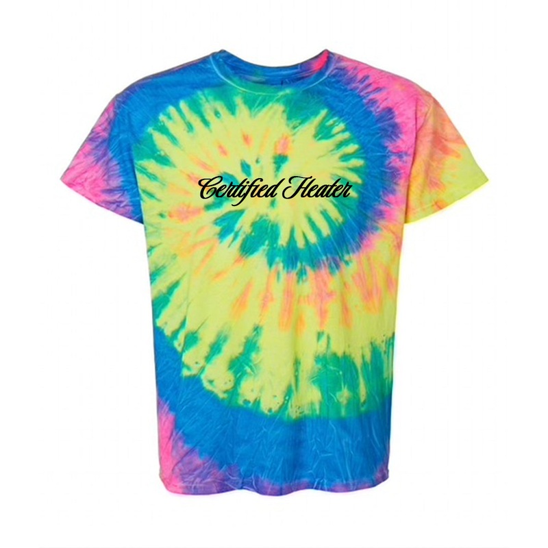 CERTIFIED HEATER [TIE DYE UNISEX TEE]