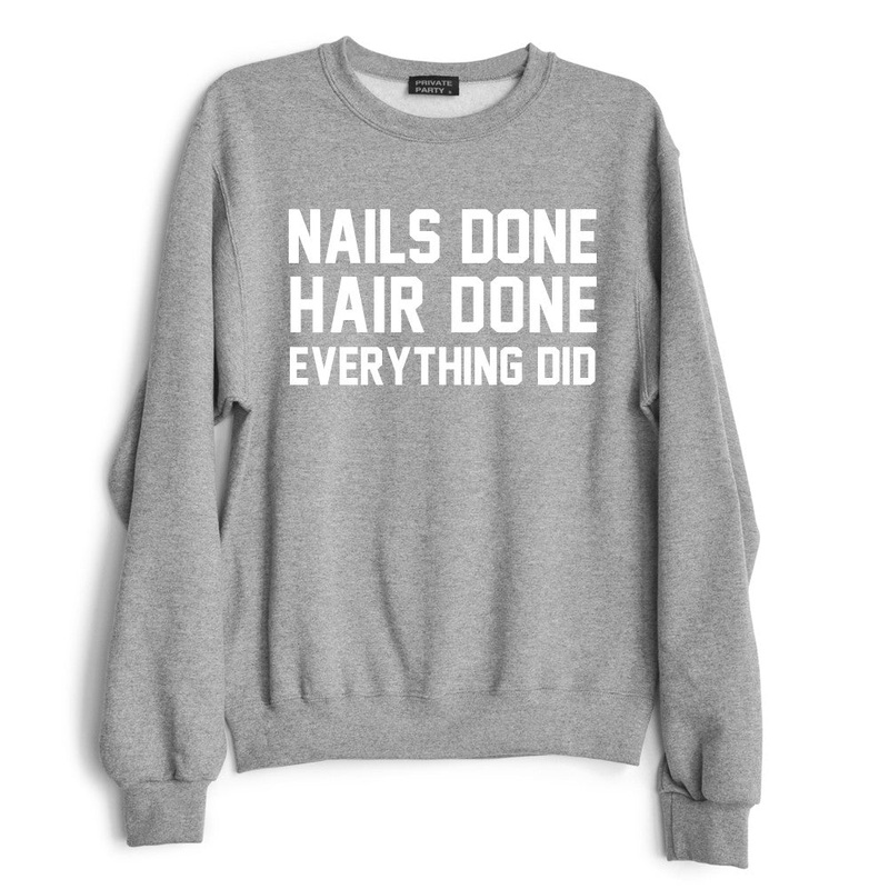 NAILS DONE HAIR DONE EVERYTHING DID
