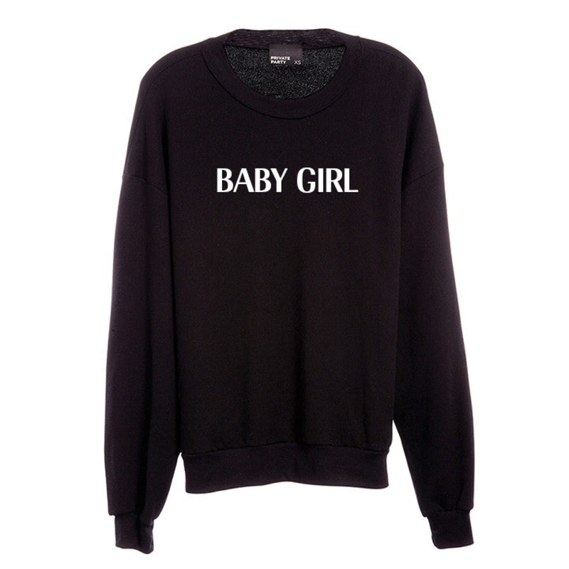 BABY GIRL [UNISEX CREWNECK SWEATSHIRT]