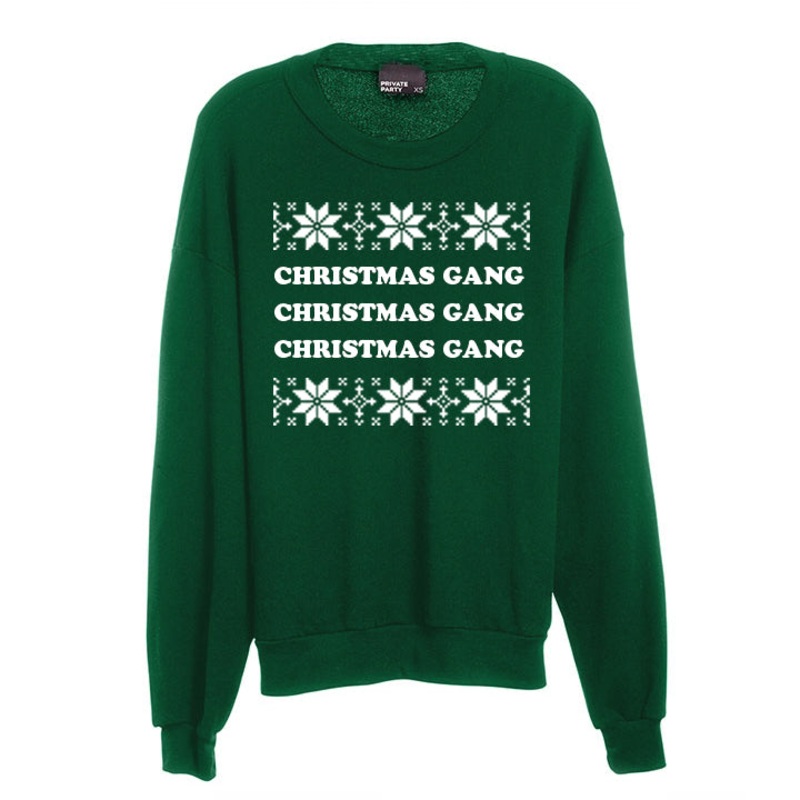 CHRISTMAS GANG CHRISTMAS GANG CHRISTMAS GANG [UNISEX CREWNECK SWEATSHIRT]