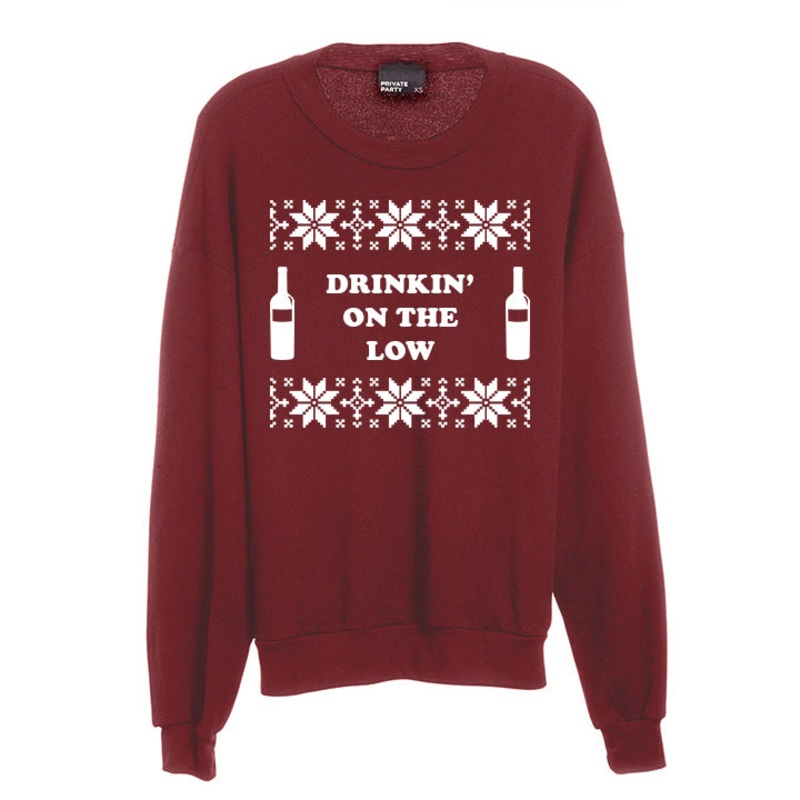 DRINKIN' ON THE LOW [UNISEX CREWNECK SWEATSHIRT]