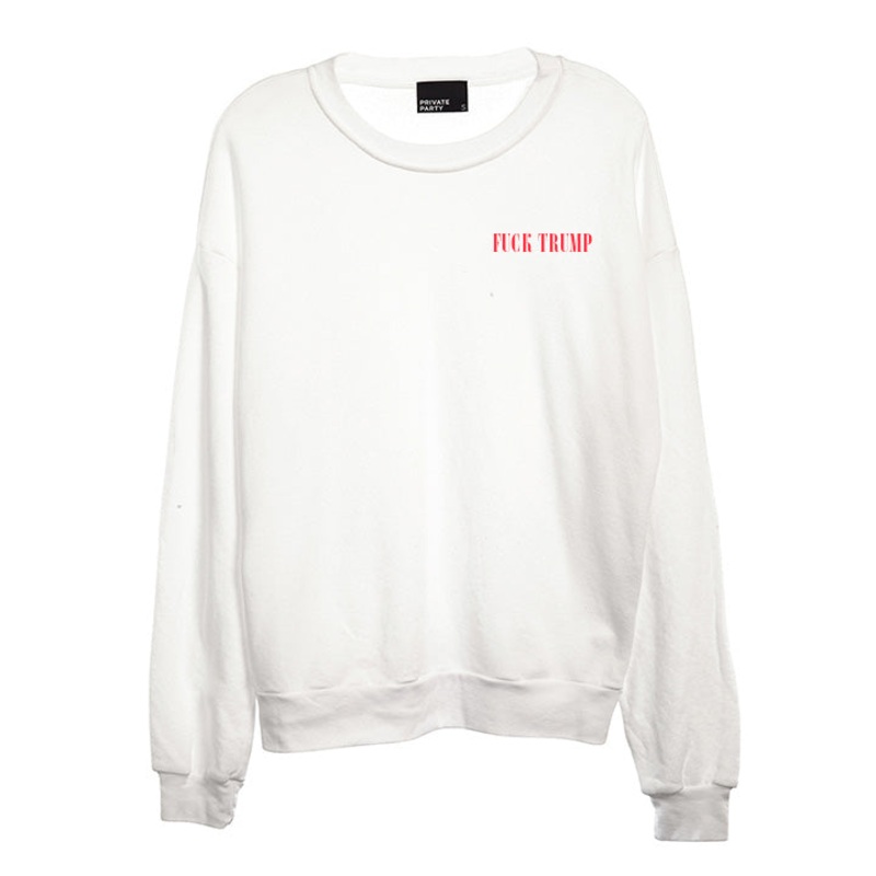 FUCK TRUMP [UNISEX CREWNECK SWEATSHIRT]