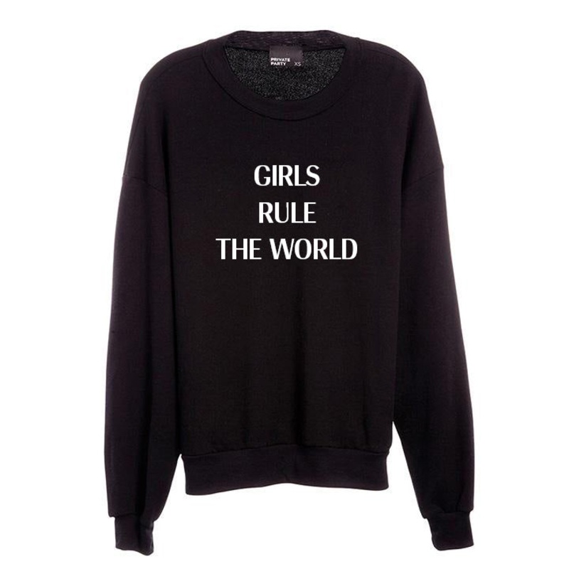 GIRLS RULE THE WORLD [UNISEX CREWNECK SWEATSHIRT]