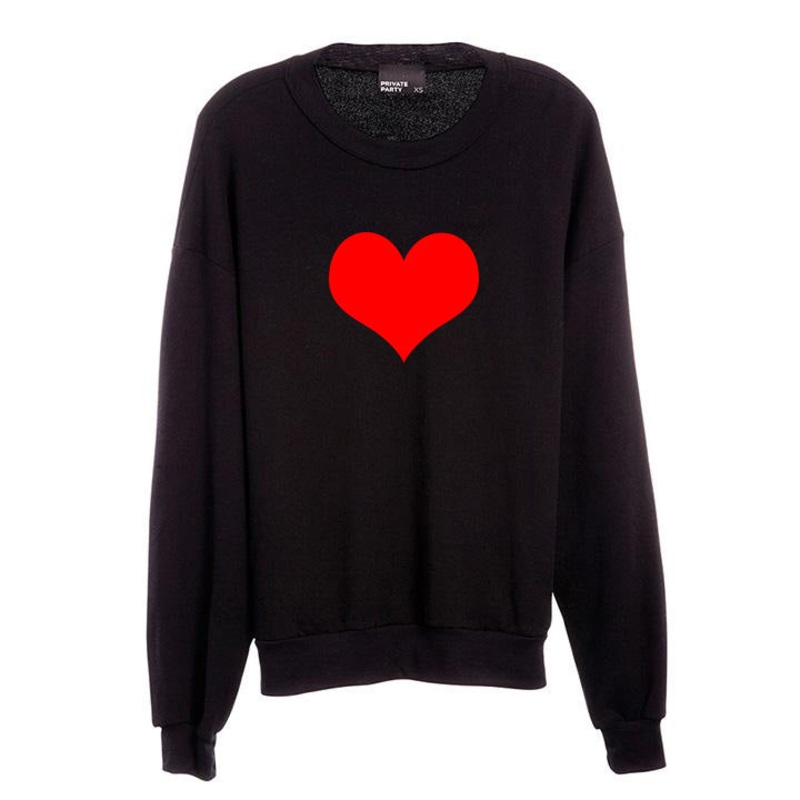 HEART SYMBOL [UNISEX CREWNECK SWEATSHIRT]