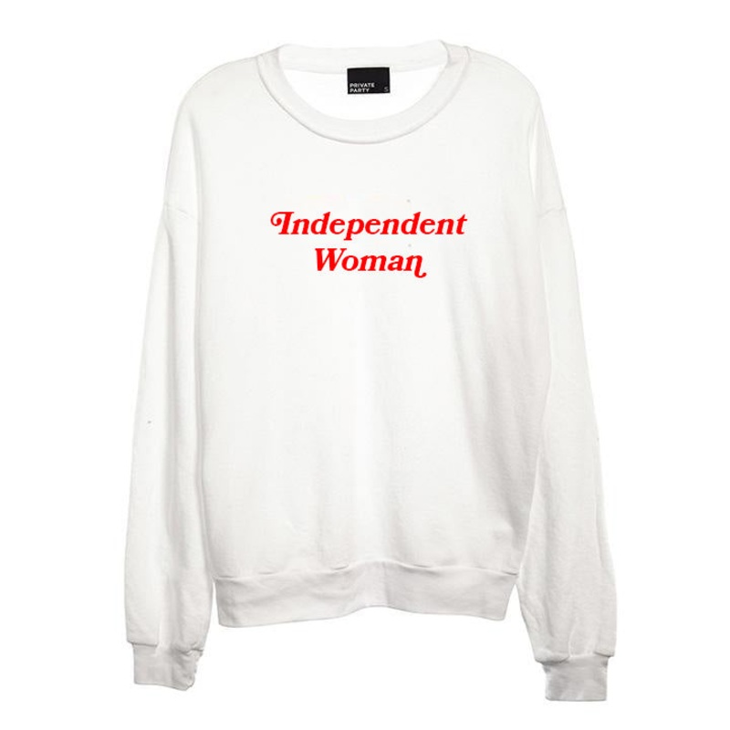 INDEPENDENT WOMAN [UNISEX CREWNECK SWEATSHIRT]