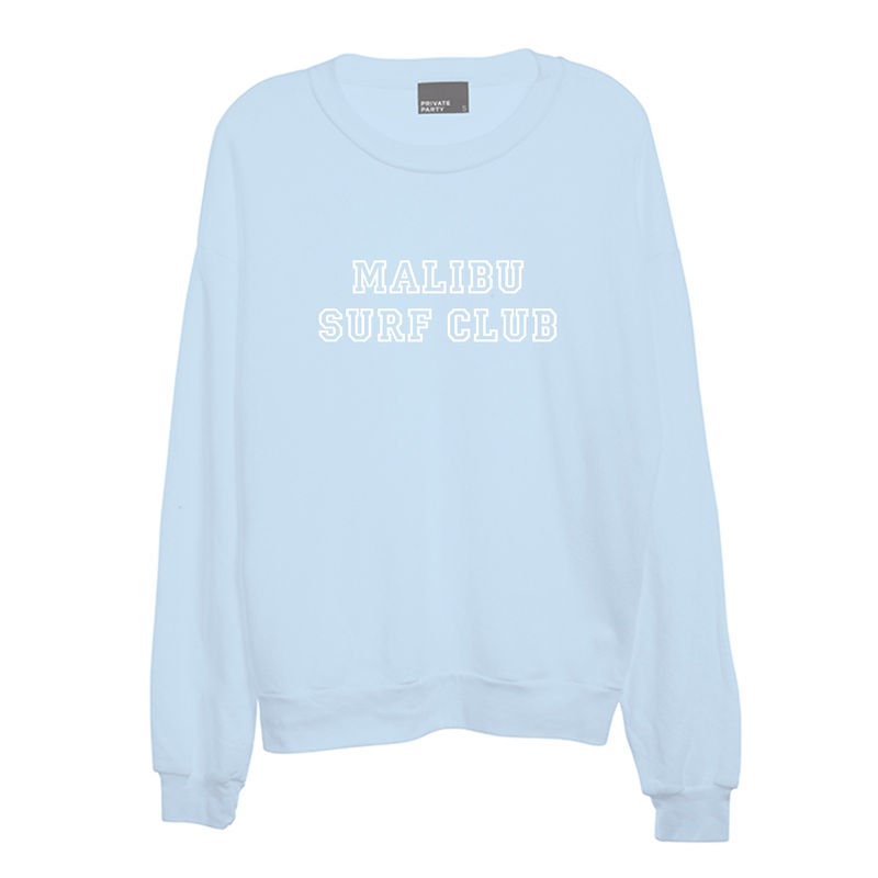 MALIBU SURF CLUB [UNISEX CREWNECK SWEATSHIRT]