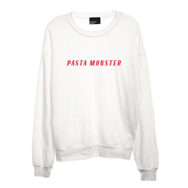 PASTA MONSTER [UNISEX CREWNECK SWEATSHIRT]