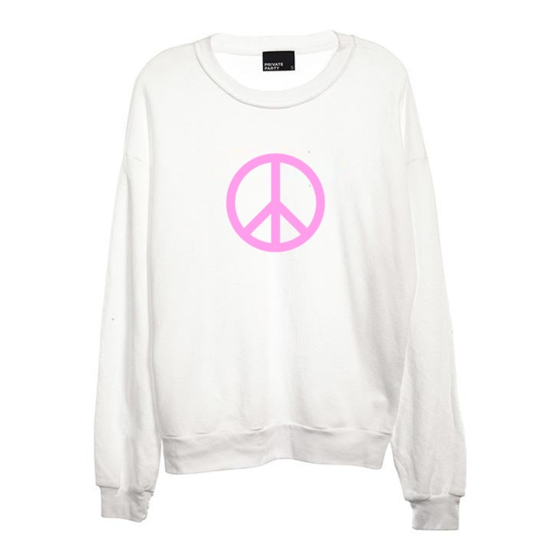 PEACE SYMBOL [UNISEX CREWNECK SWEATSHIRT]