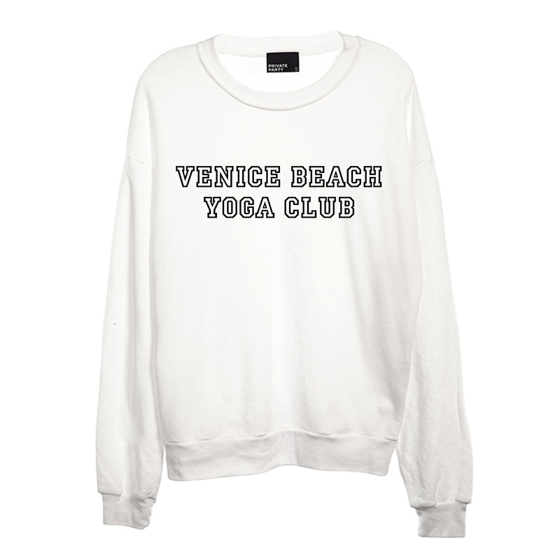 VENICE BEACH YOGA CLUB [UNISEX CREWNECK SWEATSHIRT]