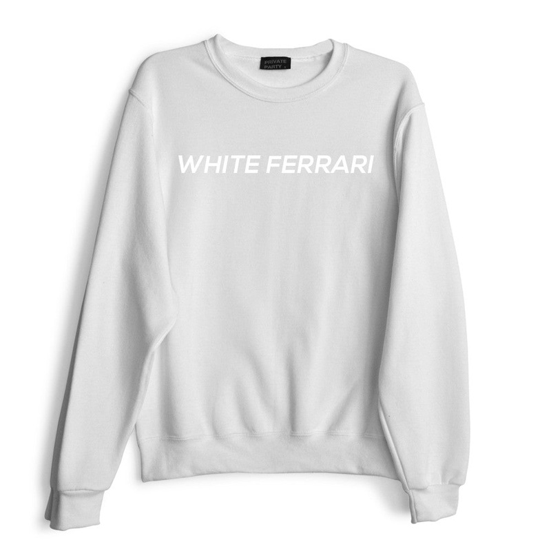 WHITE FERRARI
