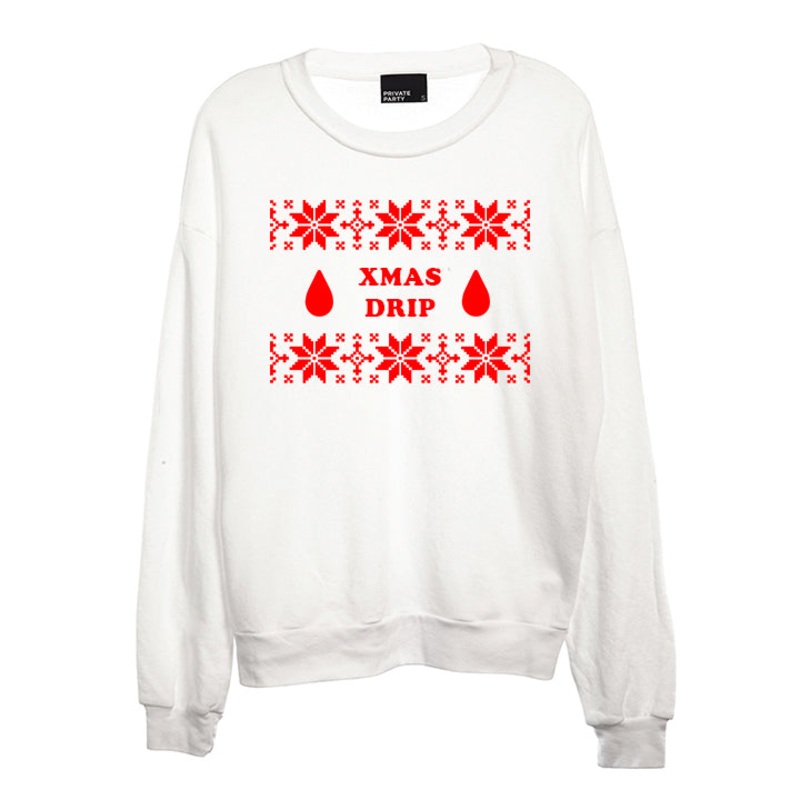 XMAS DRIP [UNISEX CREWNECK SWEATSHIRT]