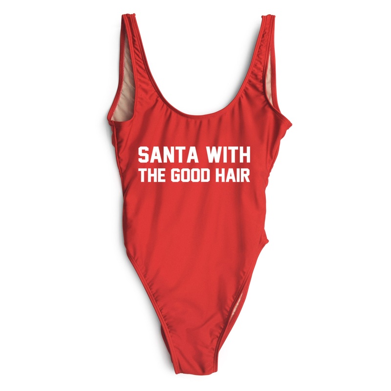 SANTA WITH THE GOOD HAIR [SWIMSUIT]