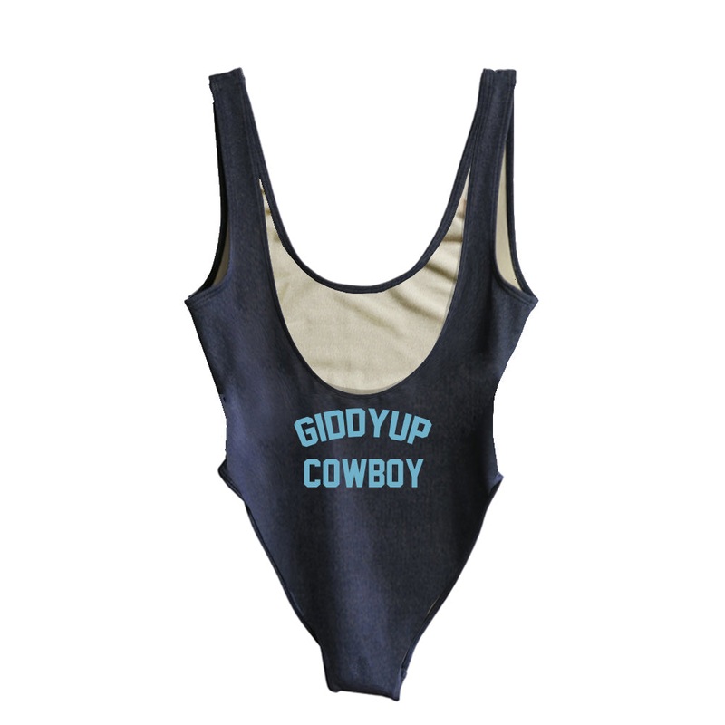 GIDDYUP COWBOY // BACKSIDE PRNT [SWIMSUIT]