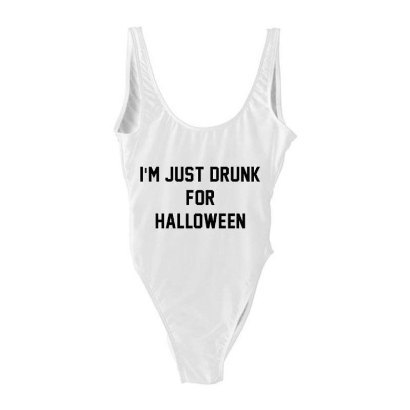 I'M JUST DRUNK FOR HALLOWEEN [SWIMSUIT]