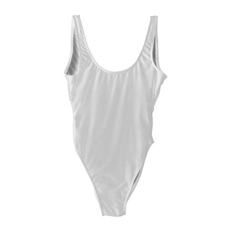 WHITE [BLANK SWIMSUIT]
