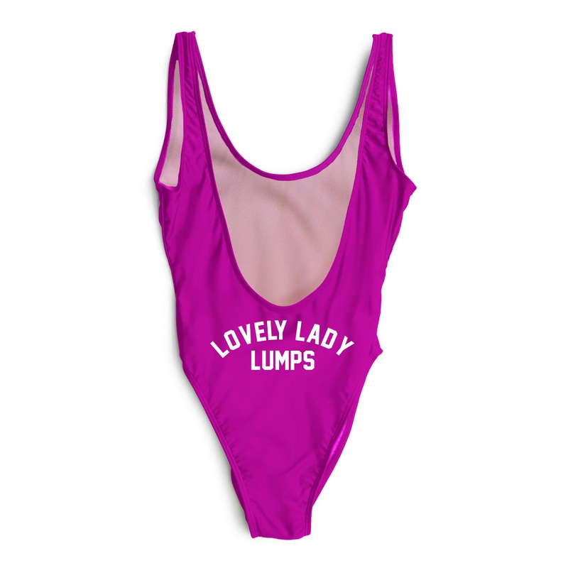 LOVELY LADY LUMPS // BUTT PRINT [SWIMSUIT]