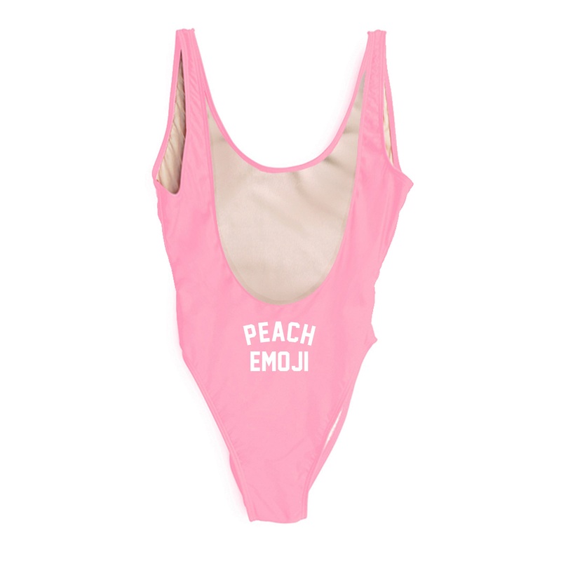 PEACH EMOJI // BUTT PRINT [SWIMSUIT]