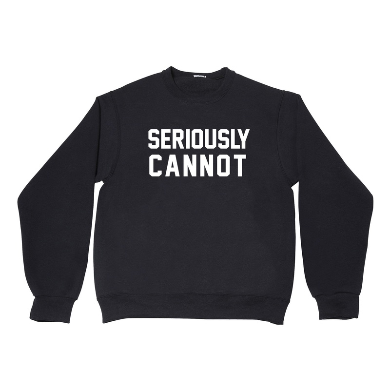 SERIOUSLY CANNOT
