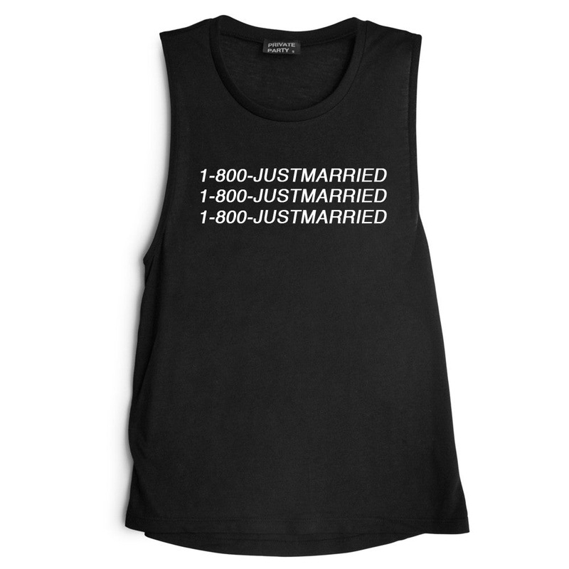 1-800-JUSTMARRIED [MUSCLE TANK]