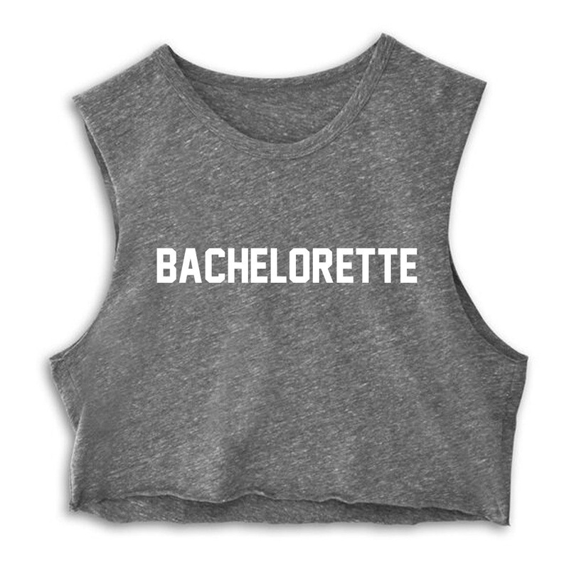BACHELORETTE  [CROP MUSCLE TANK]